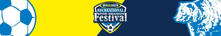 2018 Cal South Preseason Recreational Festival banner